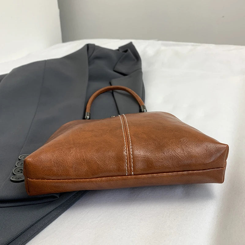 New Women’s Fashion Soft Leather Crossbody Bag | Vintage Evening Party Shoulder Tote | Versatile Cosmetic Bag & Wallet Purse with Elegant Flap Design Luxegan