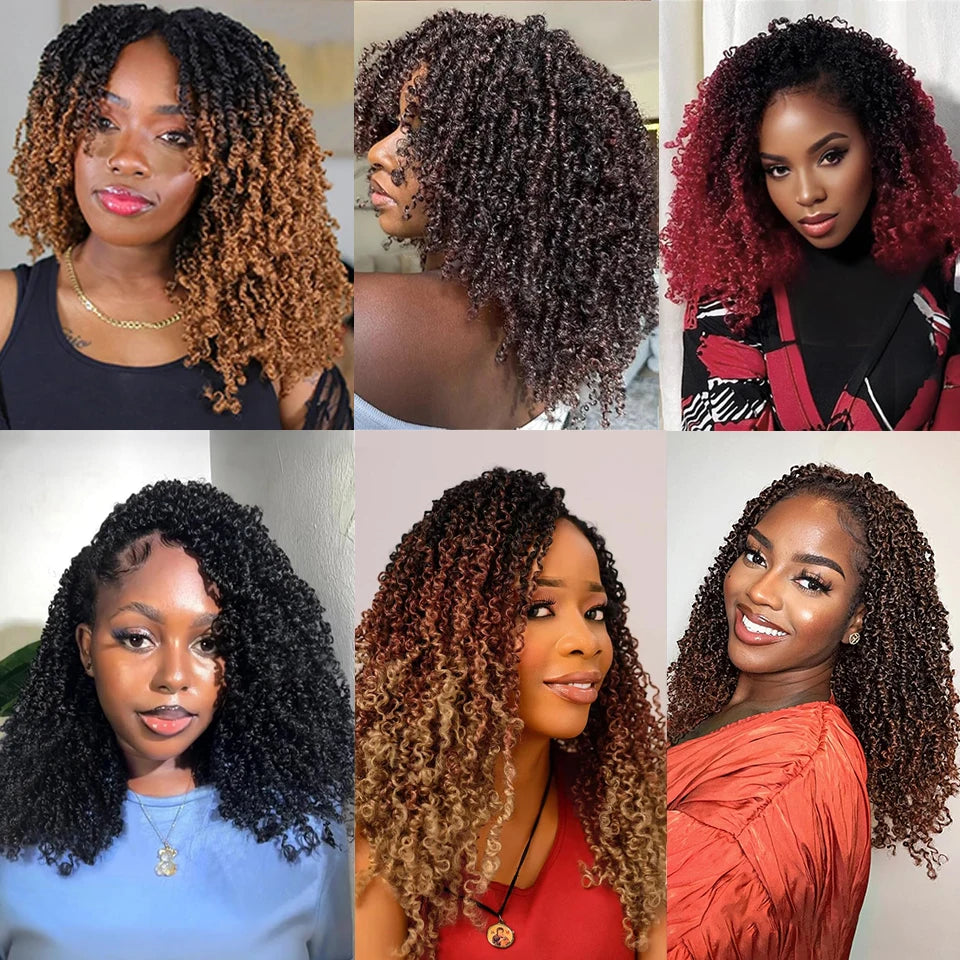 Yanky Twist Crochet Hair | Pre-Looped Senegalese Twist | 8 & 12 Inch | 30 Strands/Pack Luxegan