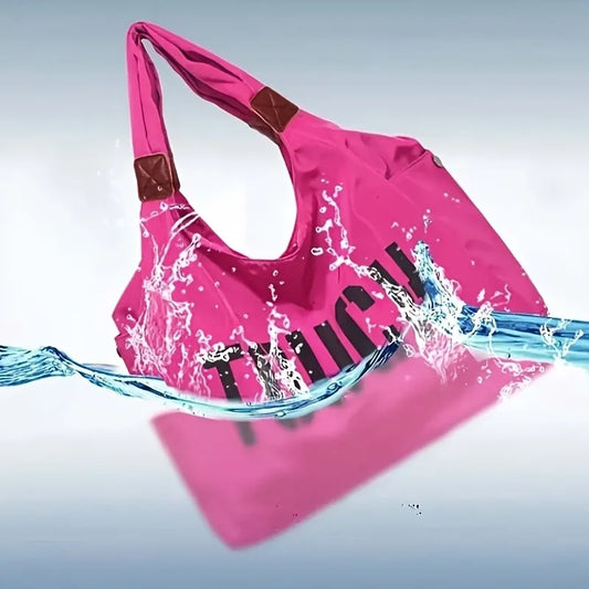 Large Capacity Casual Mother Bag | Simple Nylon Oxford Fabric Travel & Yoga Shoulder Tote Bag for Women Luxegan