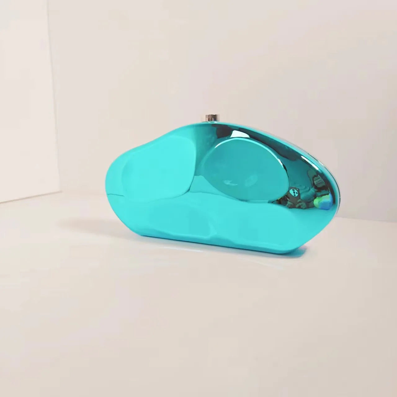 Acrylic Candy Shell Bag | Hard Lemon Color Chain Evening Clutch Luxegan