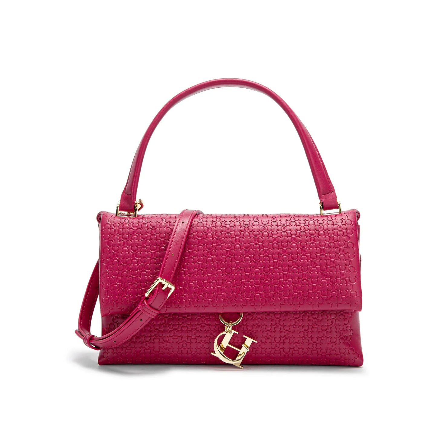 Unique Flower Embossed Box Bag | Soft Metal Accessory Shoulder Purse Luxegan