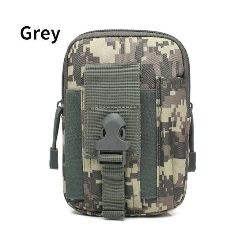 Nylon MOLLE Pouch Tactical Waist Pack Bag | Heavy-Duty Outdoor Phone Pocket Fanny Pack | Premium EDC Tool Bag for Outdoor Sports | Lightweight Utility Belt Pack for Running & Hiking Luxegan