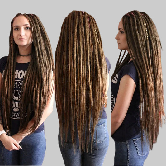 Synthetic Dreadlock Extensions – Handmade Crochet Hair 24" & 36" - view 2