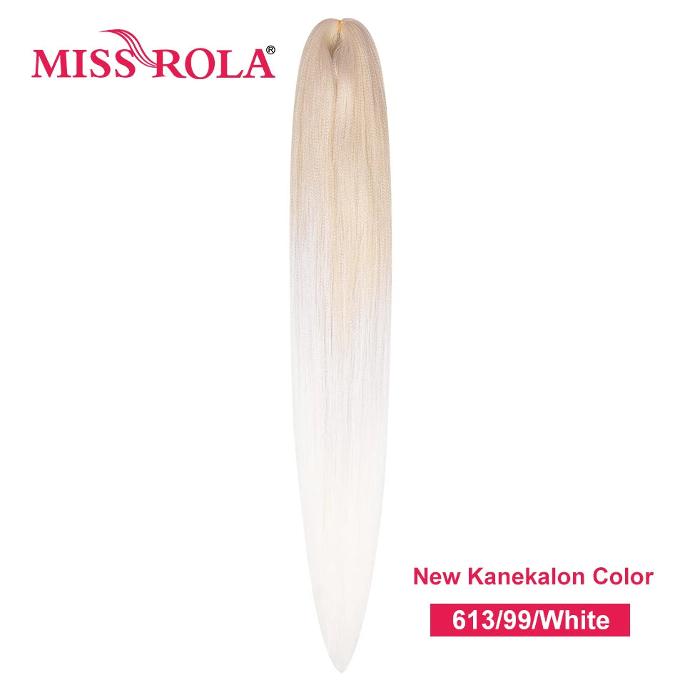 Jumbo Pre-Stretched Kanekalon Braiding Hair 24in – Ombré & Solid Colors Twist Braid Extensions - view 59