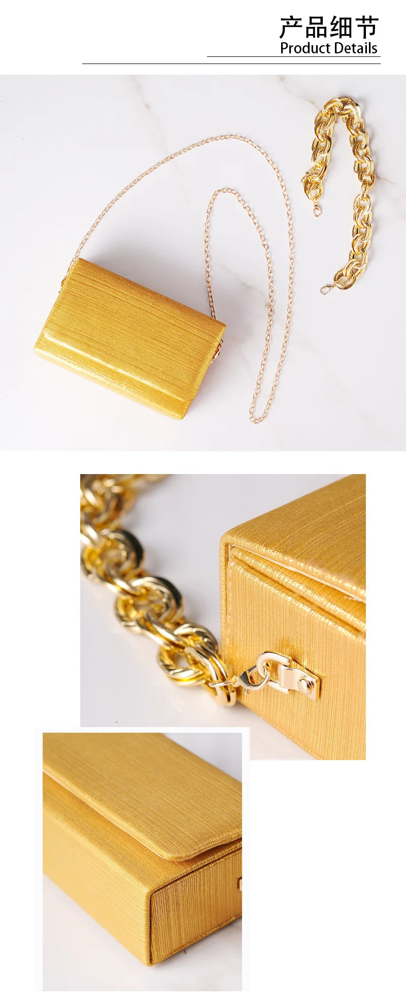 Orange Square Bag | PU Fashion Handbags & Luxury Designer Side Shoulder Bag Luxegan
