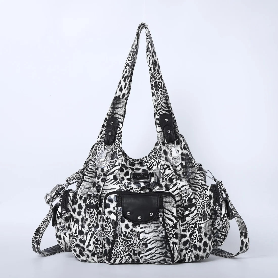 PU Leather Solid Hobo Bag | Soft Casual Big-Capacity Shoulder & Crossbody Satchel Luxegan