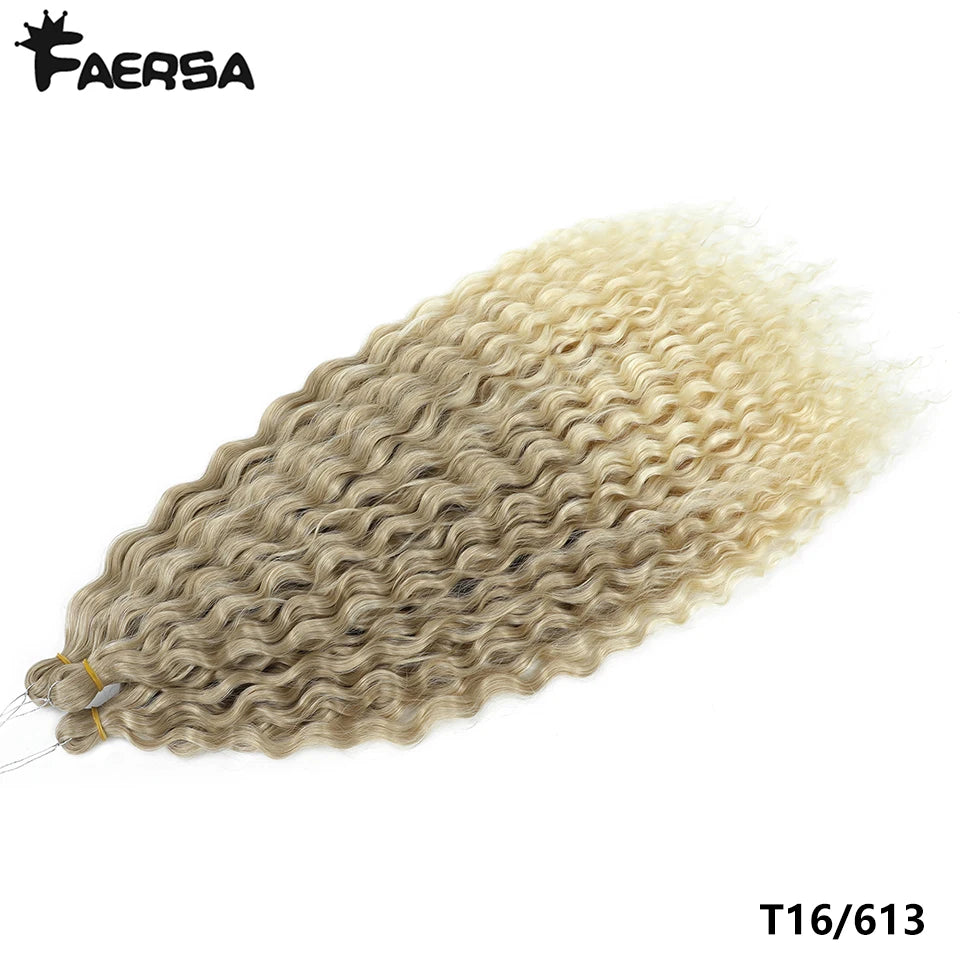 Water Wave Synthetic Crochet Hair | 22–30 Inch
