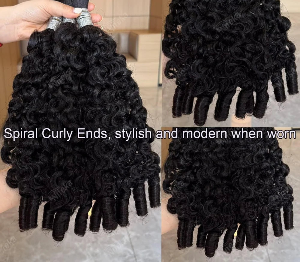 Curly Braiding Hair Extensions | No-Weft Boho Braid Hair Luxegan