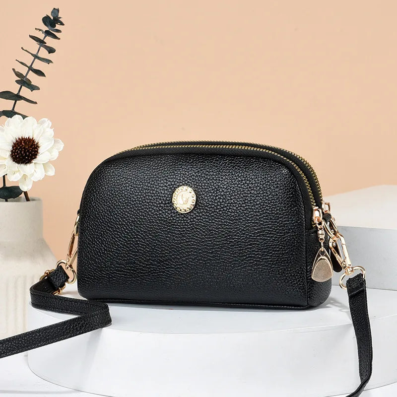 Vintage Shell Hobo Bag | Structured Patchwork PU Leather Tote Luxegan