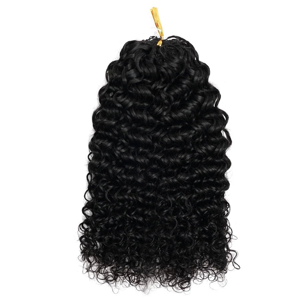 Jerry Curly Human Hair Crochet Hair | 100g | 14–24 Inch Luxegan