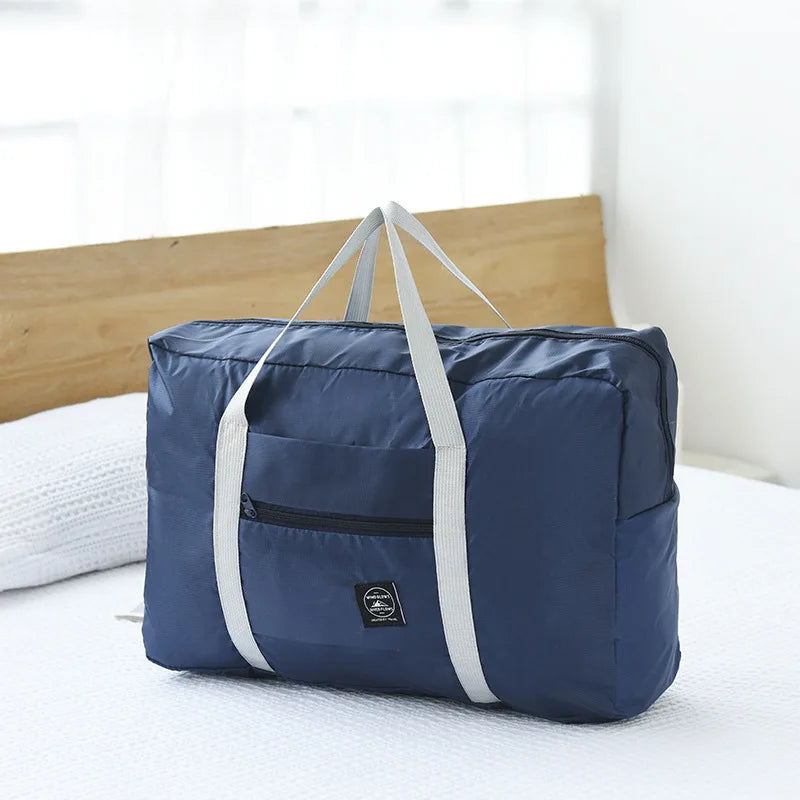 New Nylon Foldable Travel Bags | Unisex Large Capacity Shoulder Bag & Waterproof Handbag Luxegan