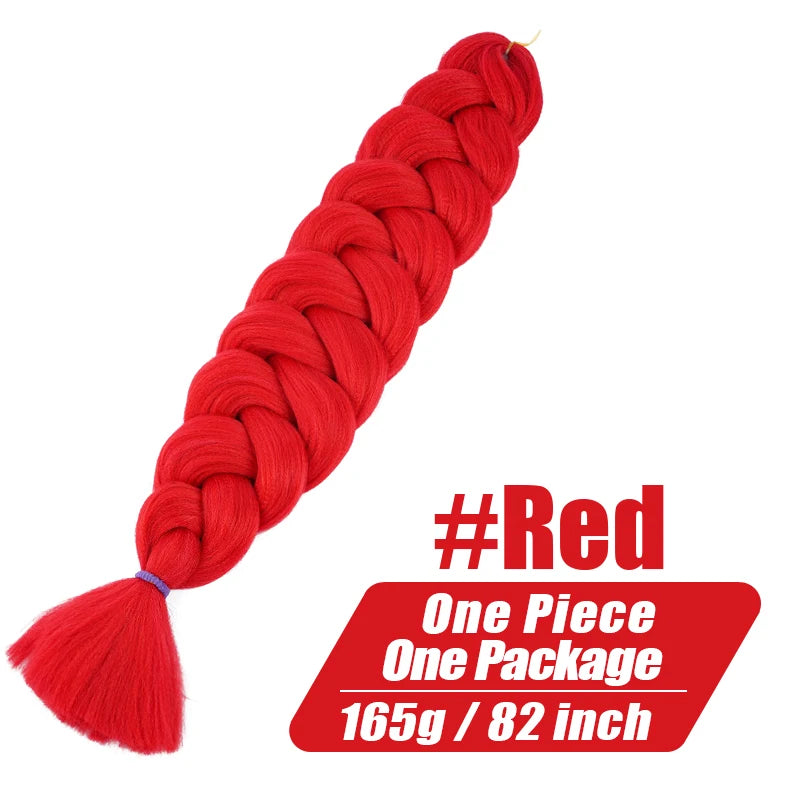 82-Inch XP Crochet Jumbo Braiding Hair – Pre-Stretched Kanekalon | Kinky Straight | 30 Colors | 1 - view 10