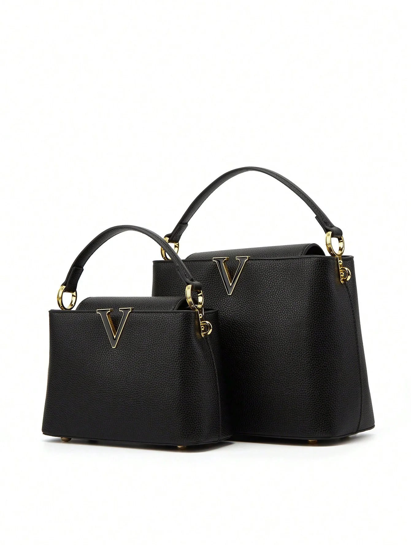New Simple V-Shaped Decorative Handheld Messenger Bag Luxegan