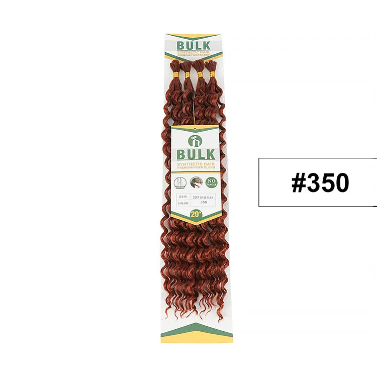 Deep Wave Boho Braids Synthetic Hair – Bulk Braiding Hair for Boho & Knotless Styles