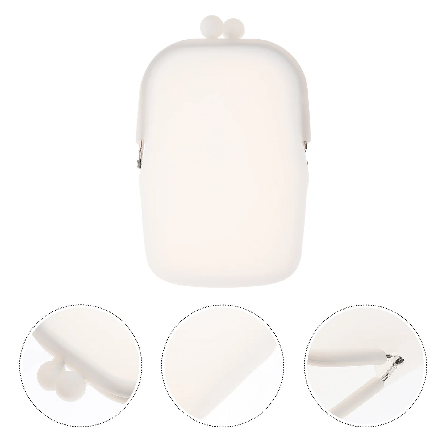 Silicone Phone Bag & Coin Purse for Women | Candy Color Small Wallet Holder Pouch (Ladies Handbag Clutch, Travel Accessories Storage) Luxegan