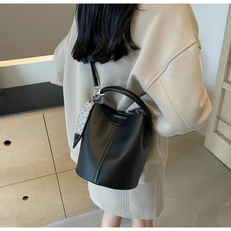 Senior Sense Retro Color Small Bag | Women's New Crossbody Bag & Super Fire Bucket Bag Luxegan