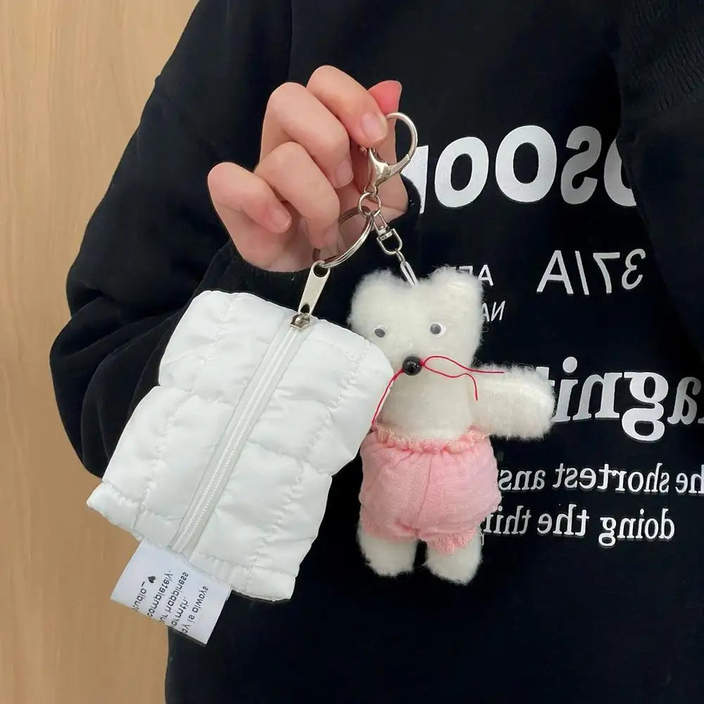 Mini Zipper Pouch Soft Compact Earphone & Coin Purse | Multi-Purpose Bag Portable Storage Travel Essentials Key Organizer Wallet Luxegan