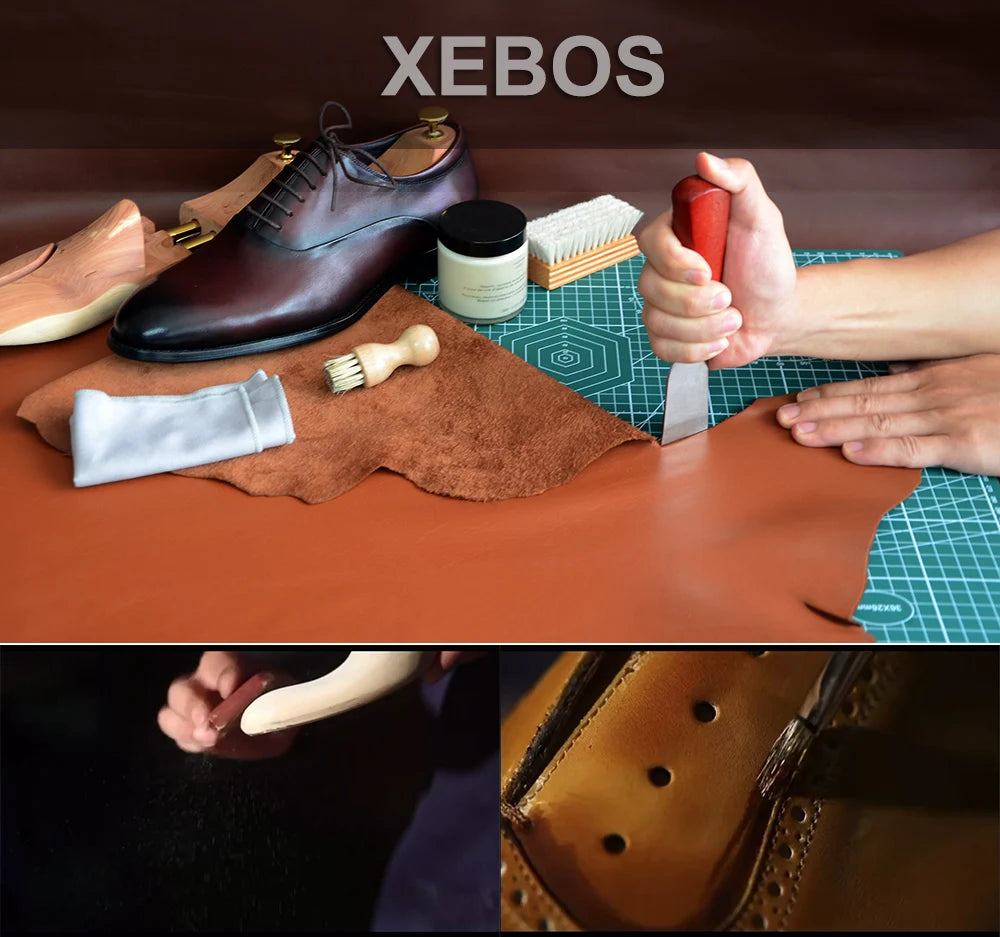 Classic European Luxury Monk Strap Sneakers | Sophisticated Double Buckle Wingtip Brogue | Elegant "Genuine Cow Leather & Suede" Silhouette | "Dignified" Sheepskin Insole & Non-Slip Rubber for Radiant Versatile Styling Luxegan