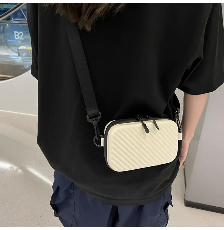 Simple Lightweight Box Bag | Unisex Diagonal Shoulder & Messenger Bag Luxegan
