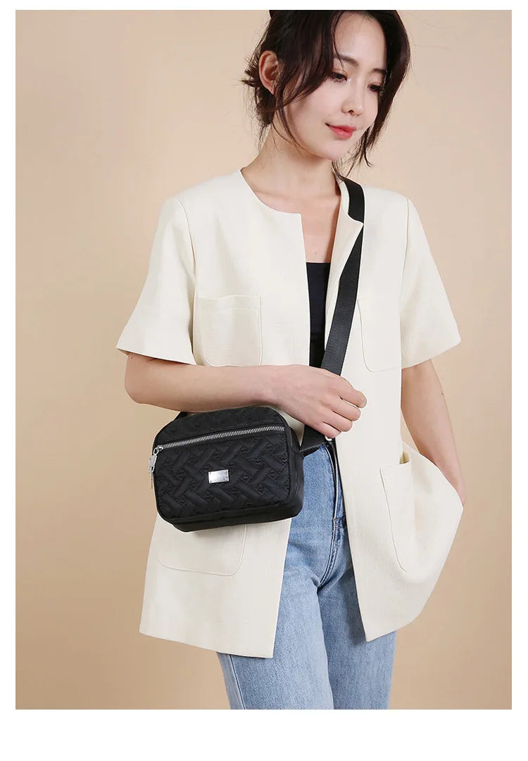 Casual Women's Small Square PU Leather Crossbody Messenger Bag | Fashion Lightweight Underarm Shoulder Handbag (Bolso Mujer) Luxegan