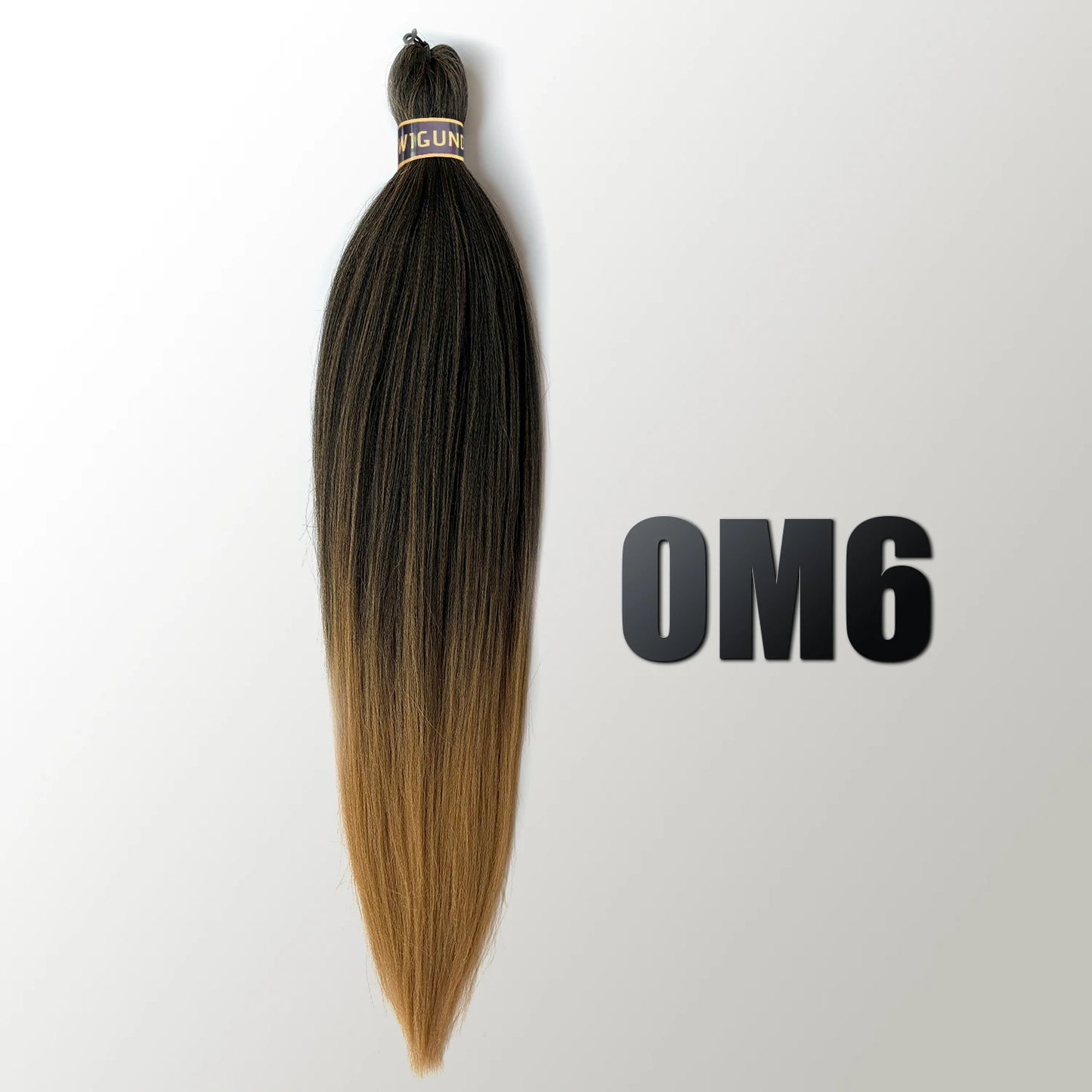 EZ Pre-Stretched Braiding Hair – Ombre Synthetic Crochet Braid Hair 26 Inch 90g Hot Water Setting (58 Colors