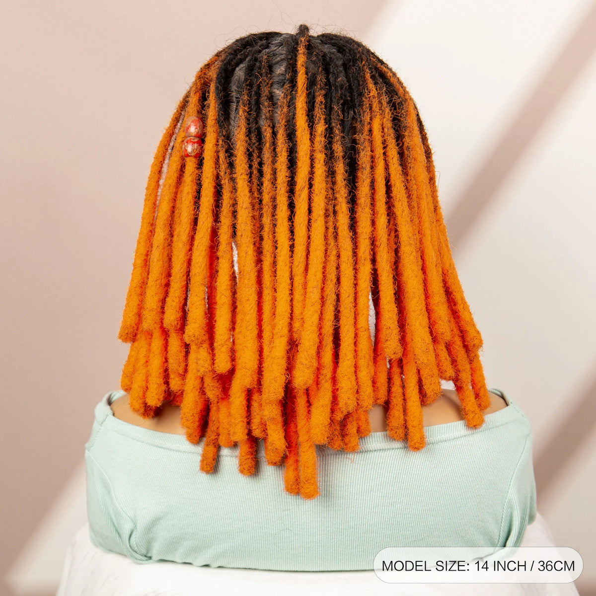 14 Inch Twisted Dreadlock Box Braided Wig | Full Lace | Baby Hair