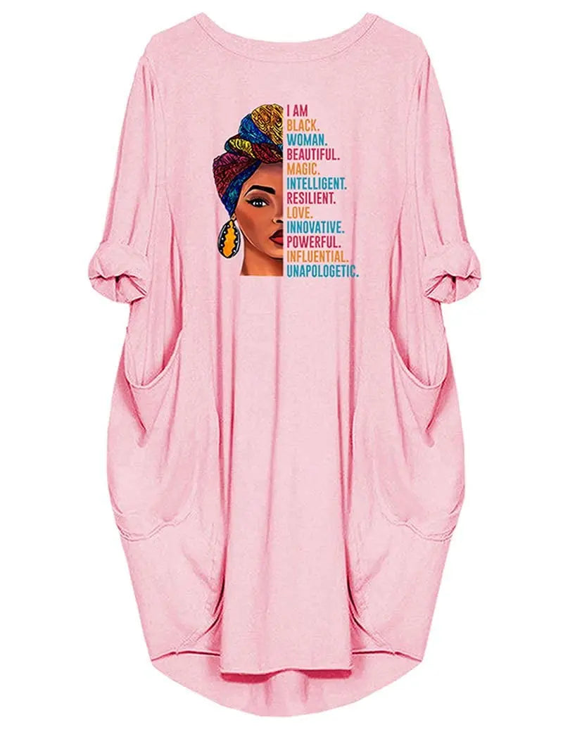 Plus Size Women's Solid O-Neck Casual Dress | Loose-Fit Short-Sleeve Spring Summer Dress | Medium-Stretch Knee-Length Asymmetrical Dress Luxegan
