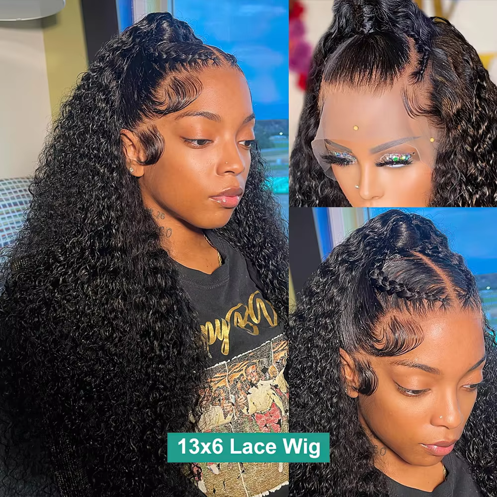 360 HD Lace Front Wig | Deep Wave | Glueless | Pre-Plucked | Brazilian Remy Hair