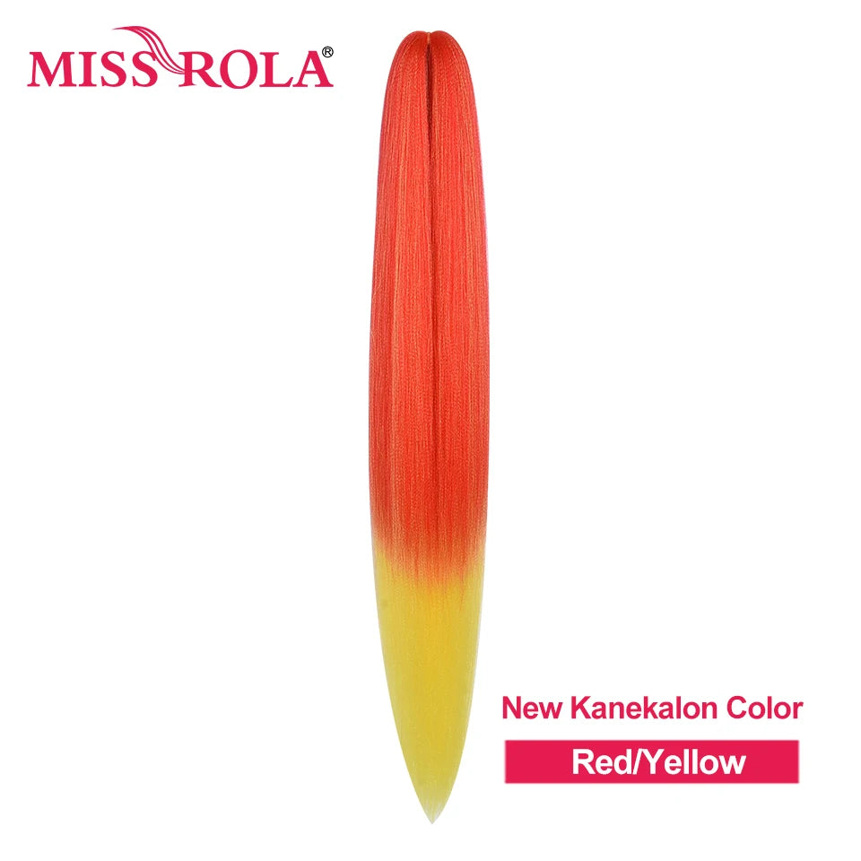 Jumbo Pre-Stretched Kanekalon Braiding Hair 24in – Ombré & Solid Colors Twist Braid Extensions - view 60