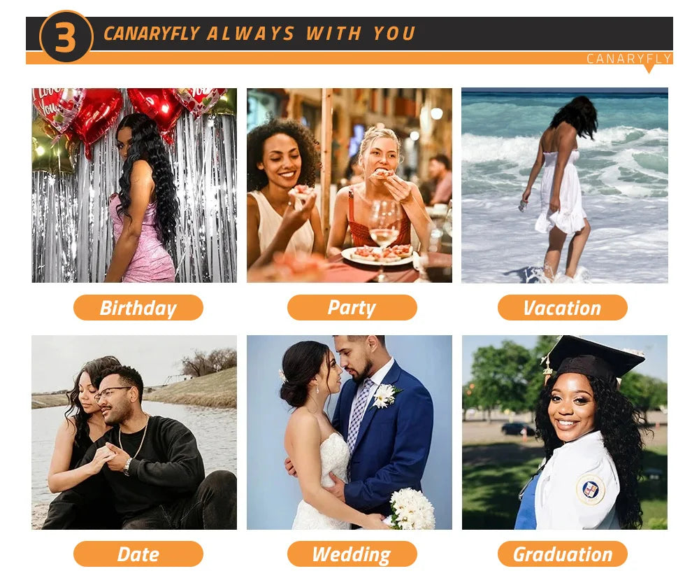 Deep Wave HD Lace Frontal Human Hair Wig | Sophisticated 200% Density Water Curly Gown | Elegant "Full Lace Front" Silhouette | "Dignified" 13x6 Transparent Swiss Lace for Radiant Versatile Styling Luxegan