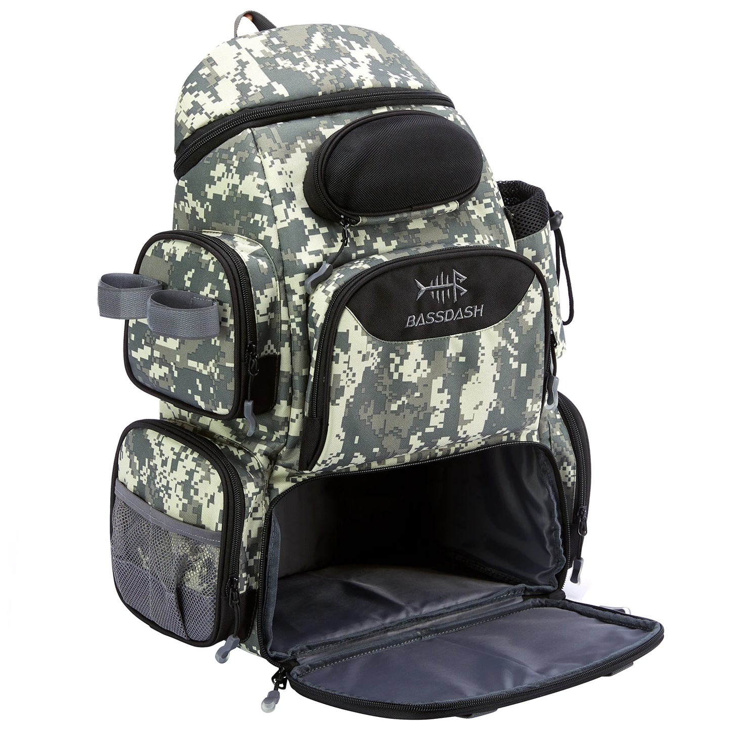 Mochila de pesca Bassdash, liviana, táctica, caja de aparejos, multifuncional