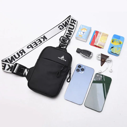 Small Chest Bag & Mobile Phone Bag | Outdoor Sports Mini Fashion Shoulder & Messenger Bag (Unisex Gift) Luxegan