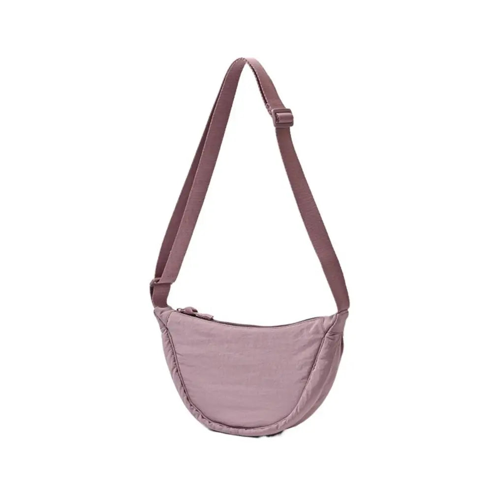 Korean Canvas Dumpling Bag | Soft Large Capacity Crossbody Hobo Luxegan