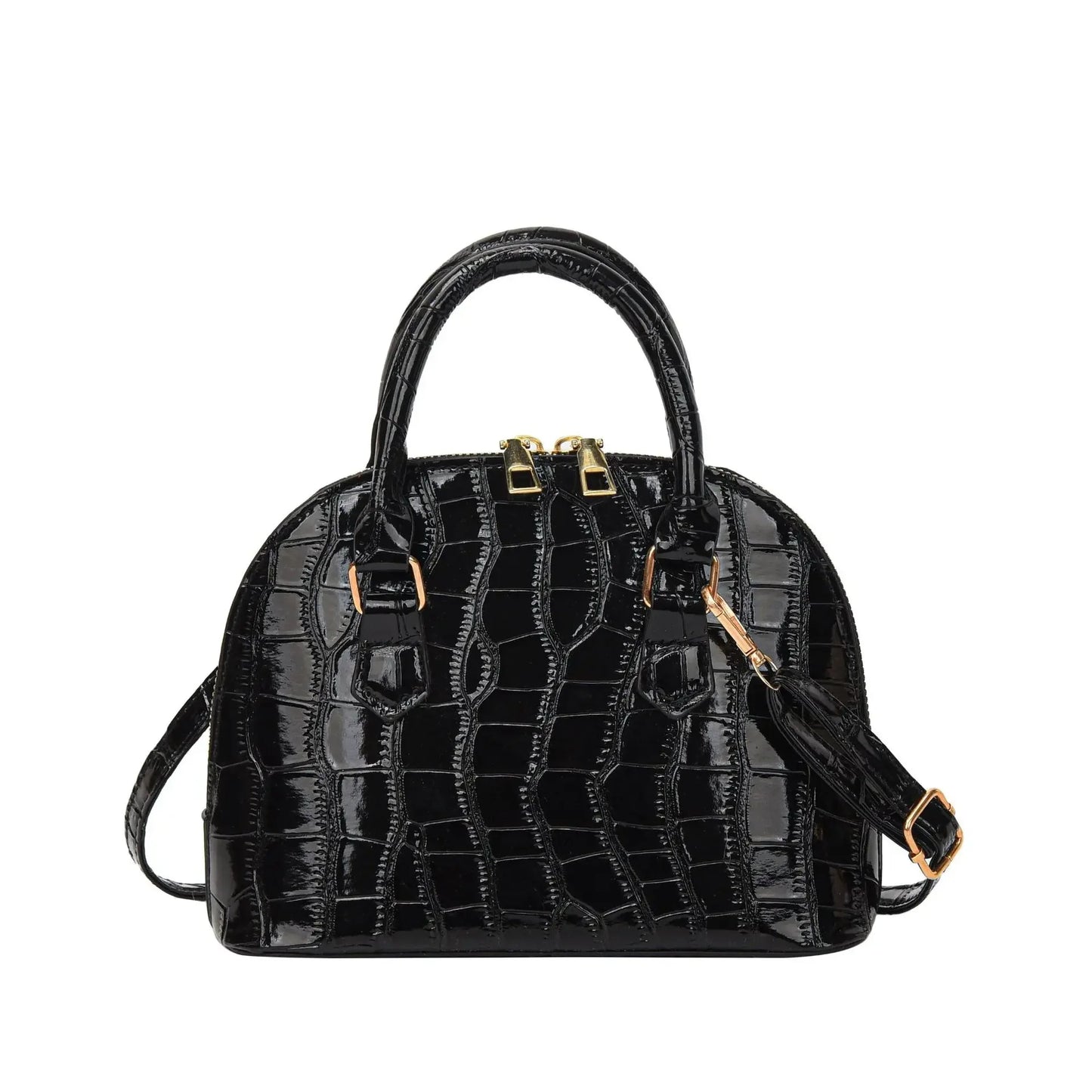 PU Crocodile Shell Bag | Soft Fashion Versatile Underarm Mini Handbag Luxegan