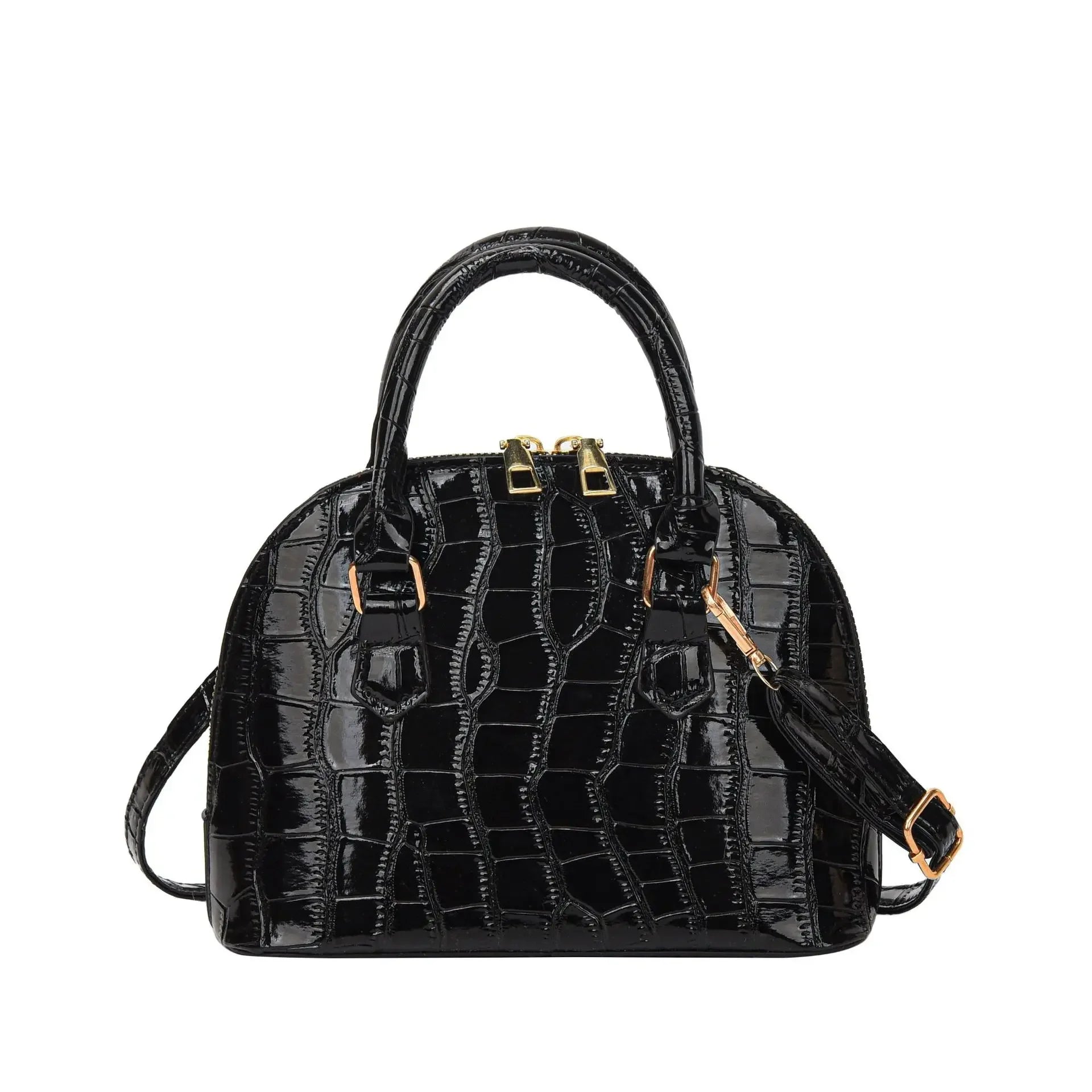 PU Crocodile Shell Bag | Soft Fashion Versatile Underarm Mini Handbag Luxegan