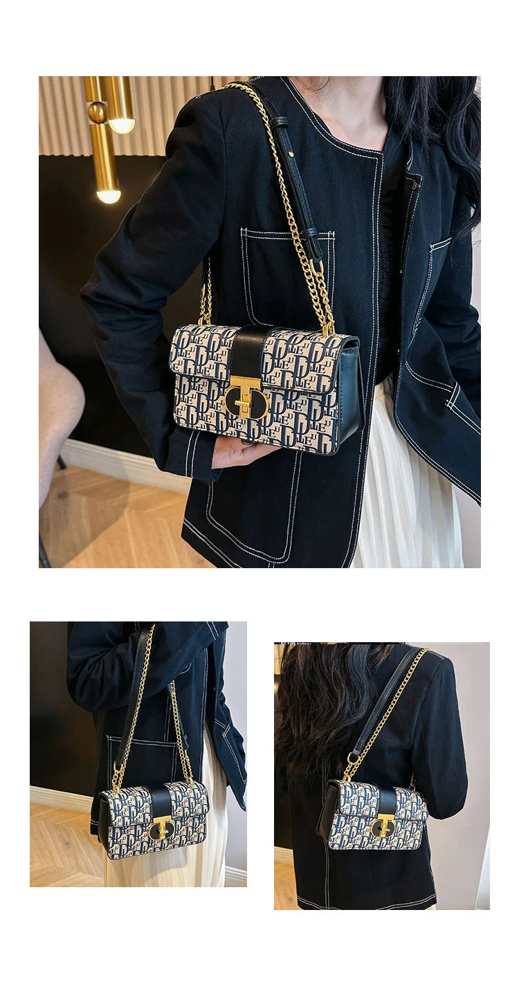 Microfiber Baguette Shoulder Bag | Fashion Luxury Designer Crossbody Clutch Luxegan