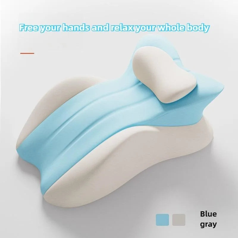 Multifunctional Prone Sleeping Pillow | Sophisticated "Ergonomic Lie-Down" Silhouette | Elegant Machine Washable & Hypoallergenic Bed Cushion | "Dignified" High-Performance Memory Foam Essential for Radiant Versatile Styling Luxegan