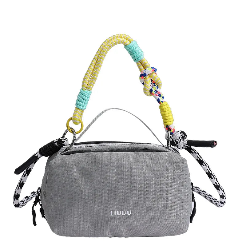 Large Capacity Sports Messenger Bag | Trendy Rope Tote & Shoulder Bag Luxegan