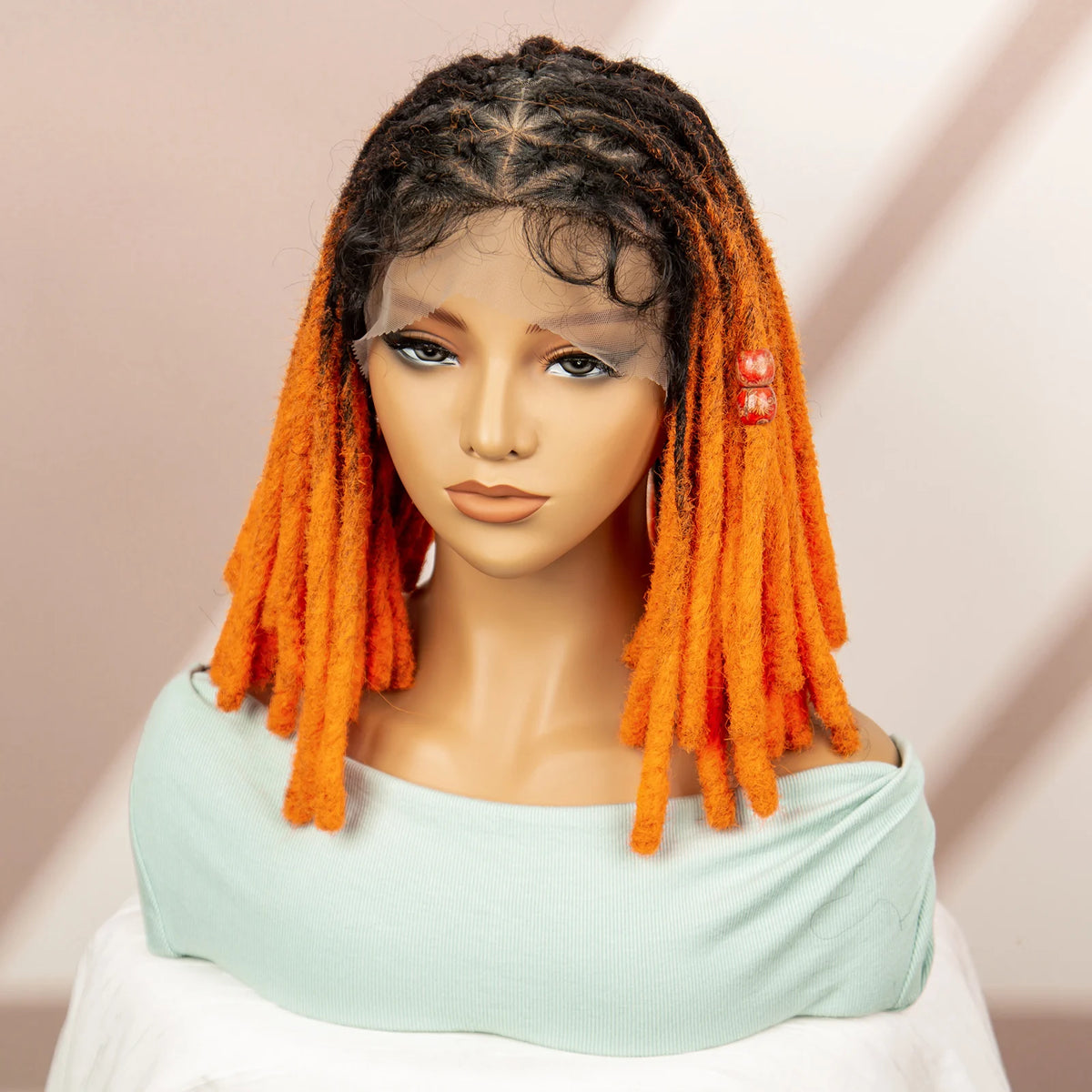 14 Inch Twisted Dreadlock Box Braided Wig | Full Lace | Baby Hair