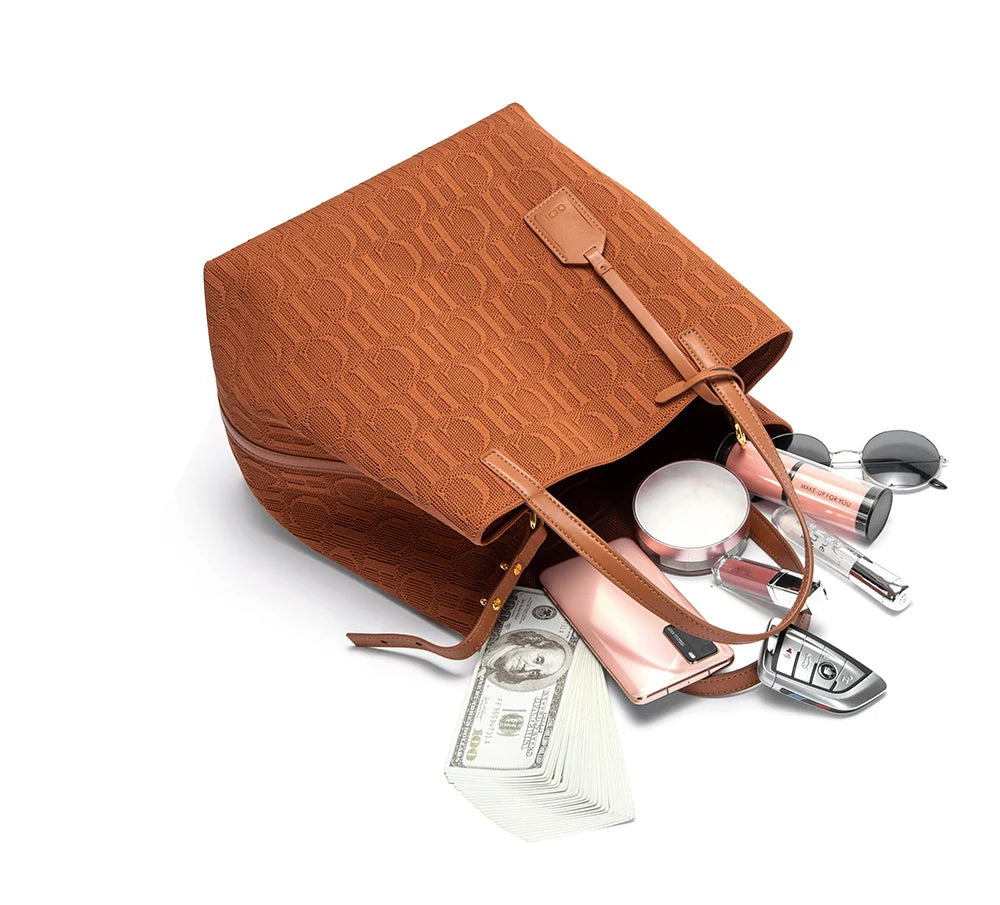 Women's Handbag Fashion Classic | New Solid Color Letter Design & High Quality Craftsmanship Large Capacity Shoulder Bag Luxegan