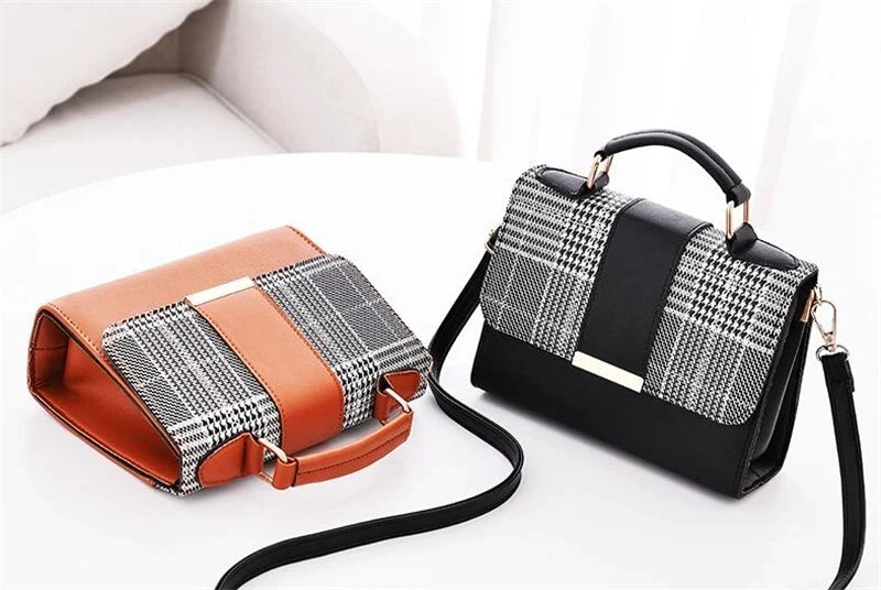 New Arrival Retro Women Handbag High Quality Ladies Crossbody Messenger Bags | PU Leather Female Flap Shoulder Bag Luxegan