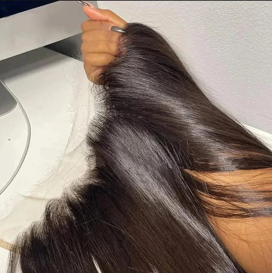 Pre-Plucked Straight & Body Wave 13x4 Transparent Lace Frontal | Remy Human Hair Luxegan