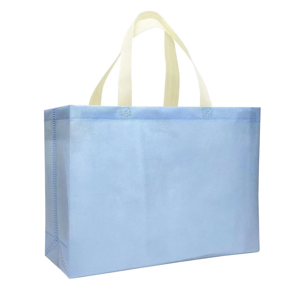 Foldable Eco Shopping Bag | Sophisticated "Large Capacity" Non-Woven Silhouette | Elegant "Reusable" Fabric Tote | "Dignified" Solid Grocery Cloth Bag for Radiant Versatile Styling Luxegan