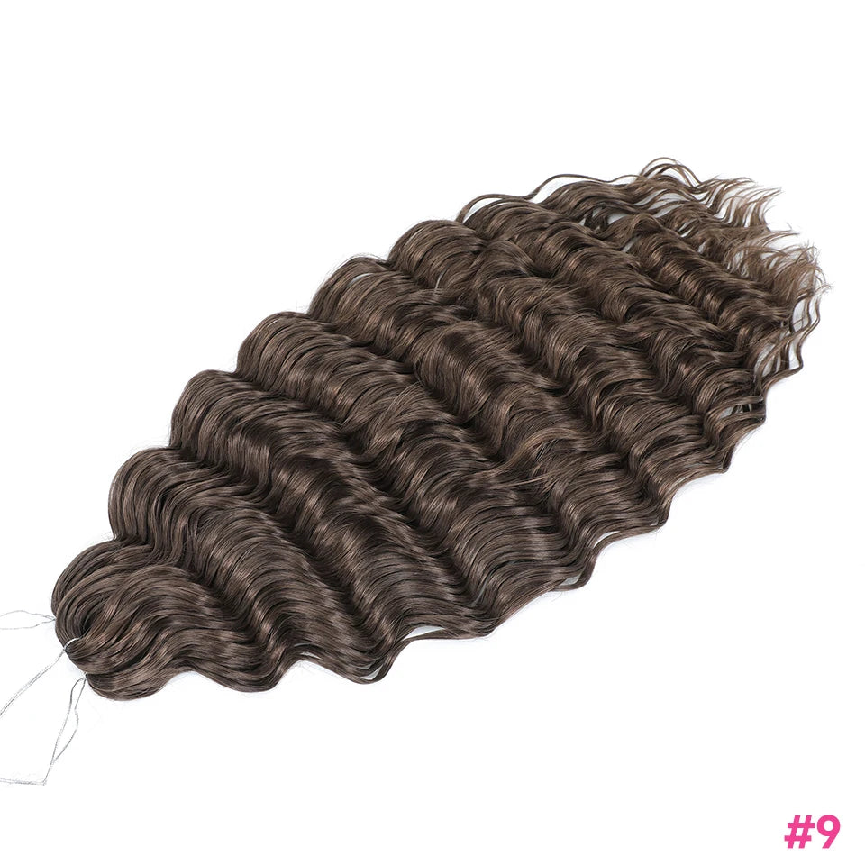 Anna Curls Loose Wave Synthetic Crochet Braiding Hair 24in | 50 Strands | 22 Colors