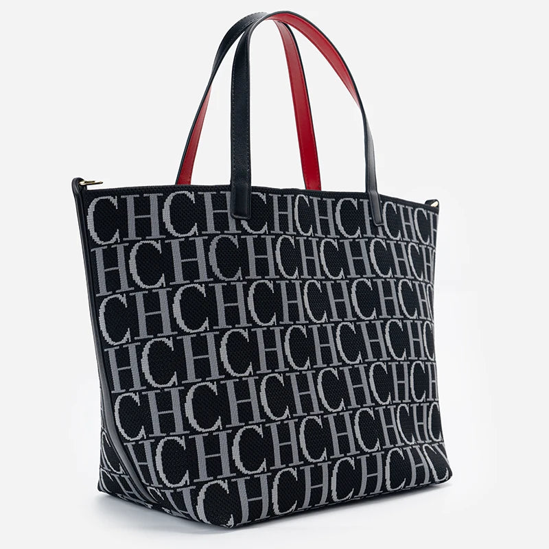 Women's Brand Fashion Letter Print Large Capacity Tote Bag | Versatile Elegant Casual Shopping & High Quality Ladies Shoulder Bag Luxegan