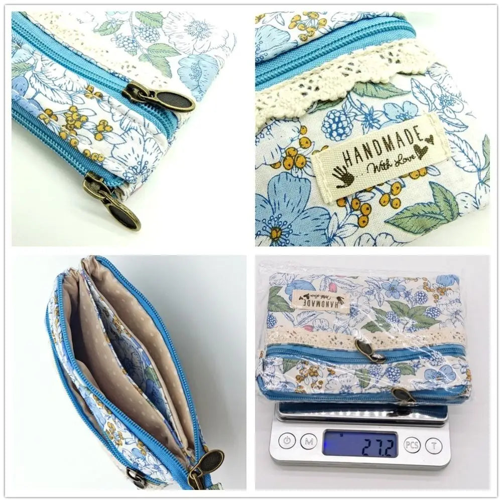 New Fashion Canvas Waterproof Coin Purse | Short Zipper Simple Organizer Clutch & Money Bag for Women Luxegan