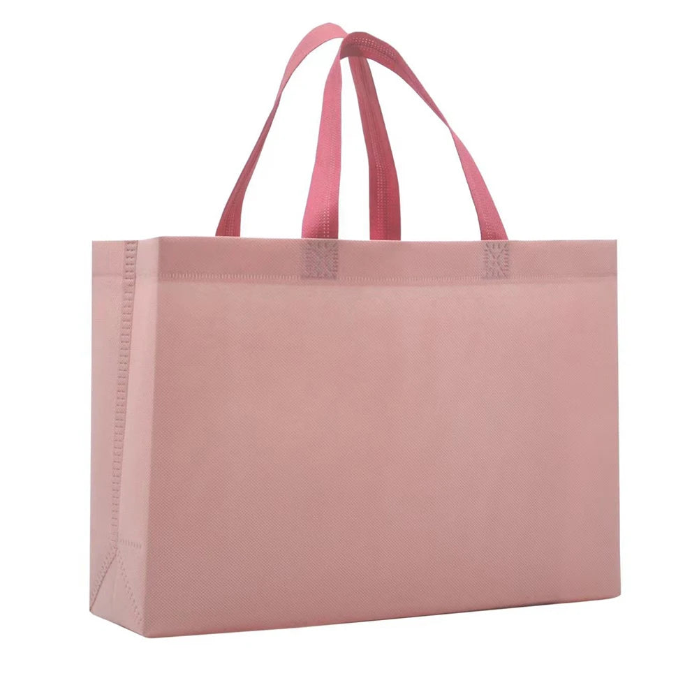 Foldable Eco Shopping Bag | Sophisticated "Large Capacity" Non-Woven Silhouette | Elegant "Reusable" Fabric Tote | "Dignified" Solid Grocery Cloth Bag for Radiant Versatile Styling Luxegan
