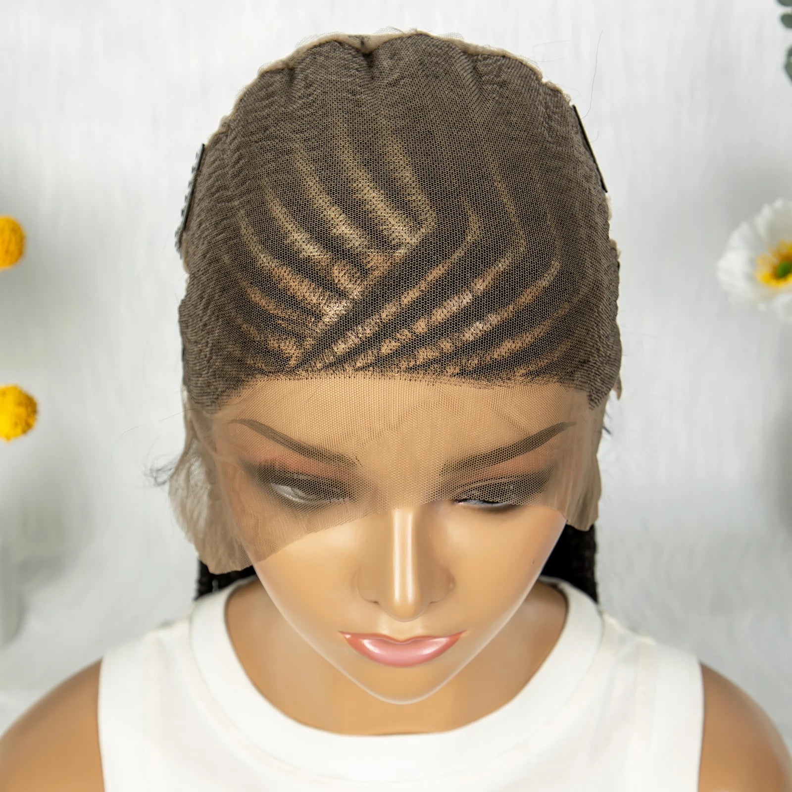  HD Lace Cornrows to Twisted Braids Wig | Full Lace Goddess Style Luxegan