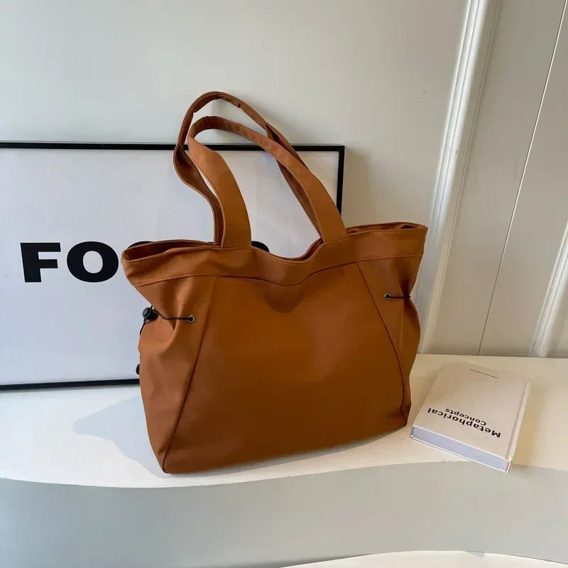 Large Capacity Casual Tote Bag | Simple Travel Handbag & Aesthetic Shoulder Bag Luxegan