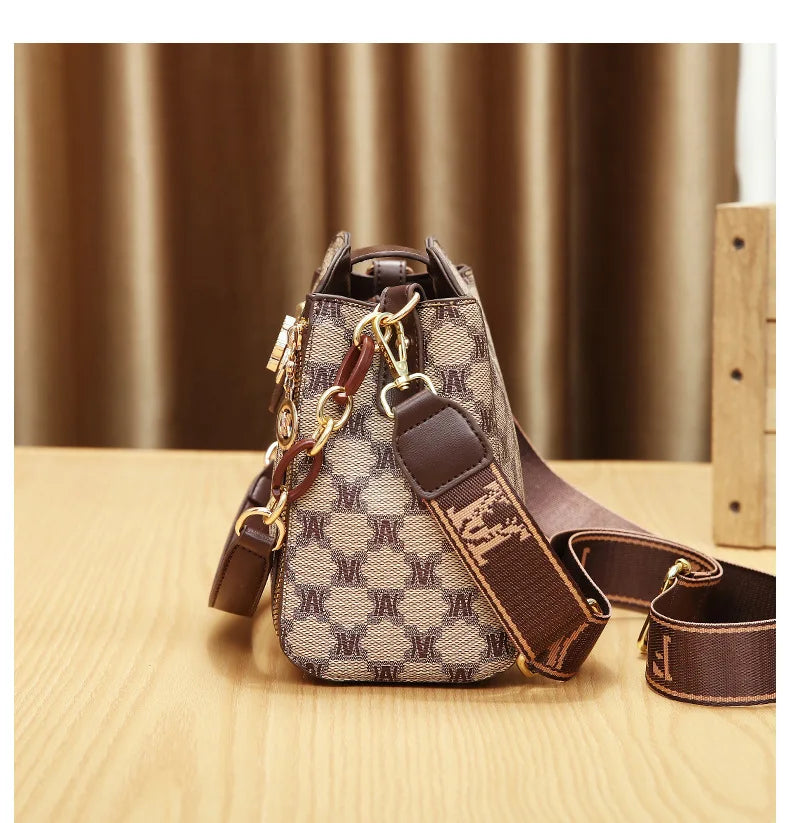 Luxury Flap Small Square Crossbody | Soft PU Leather Phone Bag Luxegan